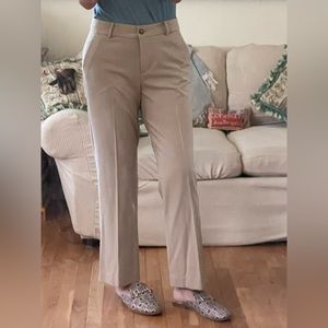 Talbots Windsor khaki trousers size 8 petite like new condition